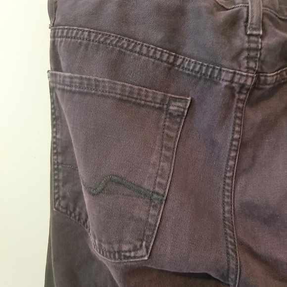 7 FOR ALL MANKIND |  Women's Slimmy Jeans Purple Black Size 33 - Picture 13 of 15